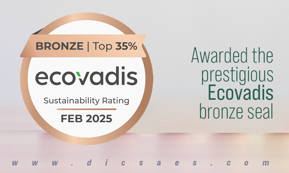 Dicsa awarded EcoVadis bronze Seal